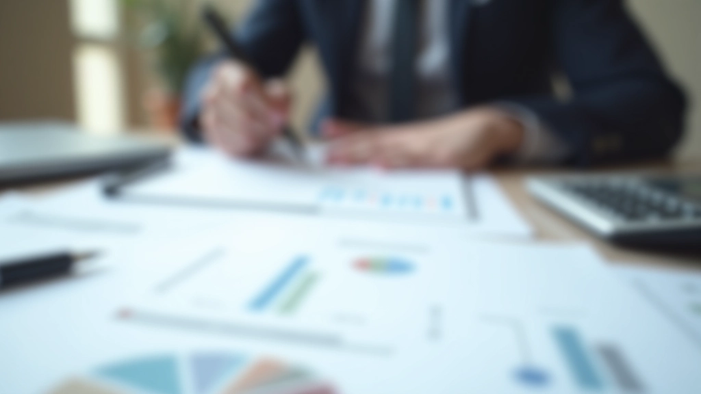 Tabelle mit Budgetdaten und Finanzdiagrammen auf Papierdokumenten